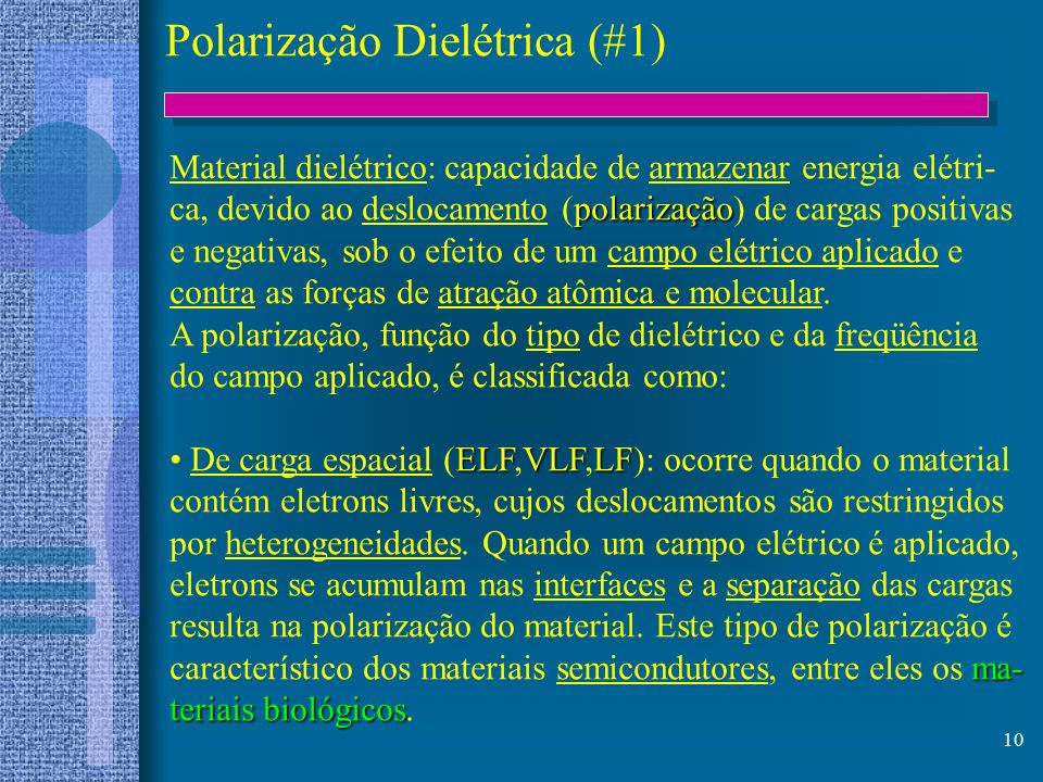 Polarização Dielétrica (#1)