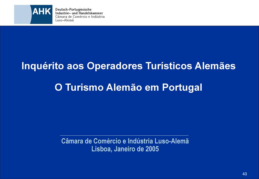 Câmara de Comércio e Indústria Luso-Alemã Lisboa, Janeiro de ppt carregar