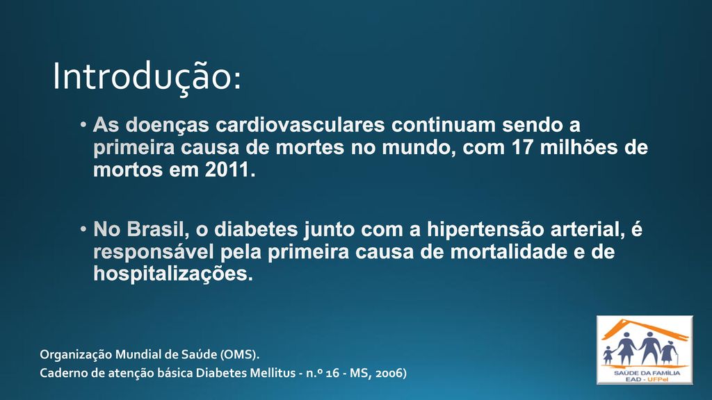 Introdução: As doenças cardiovasculares continuam sendo a primeira causa de mortes no mundo, com 17 milhões de mortos em