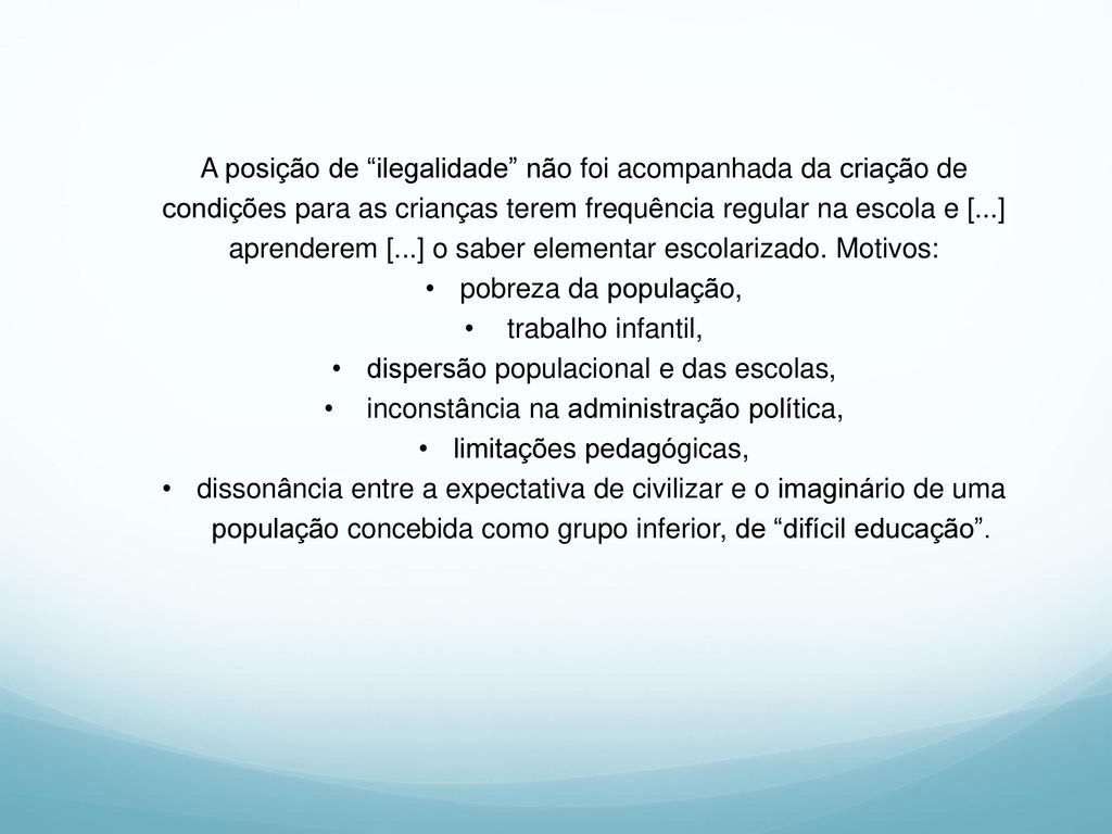 Escola Pública Para Os Negros E Os Pobres No Brasil Uma Invenção