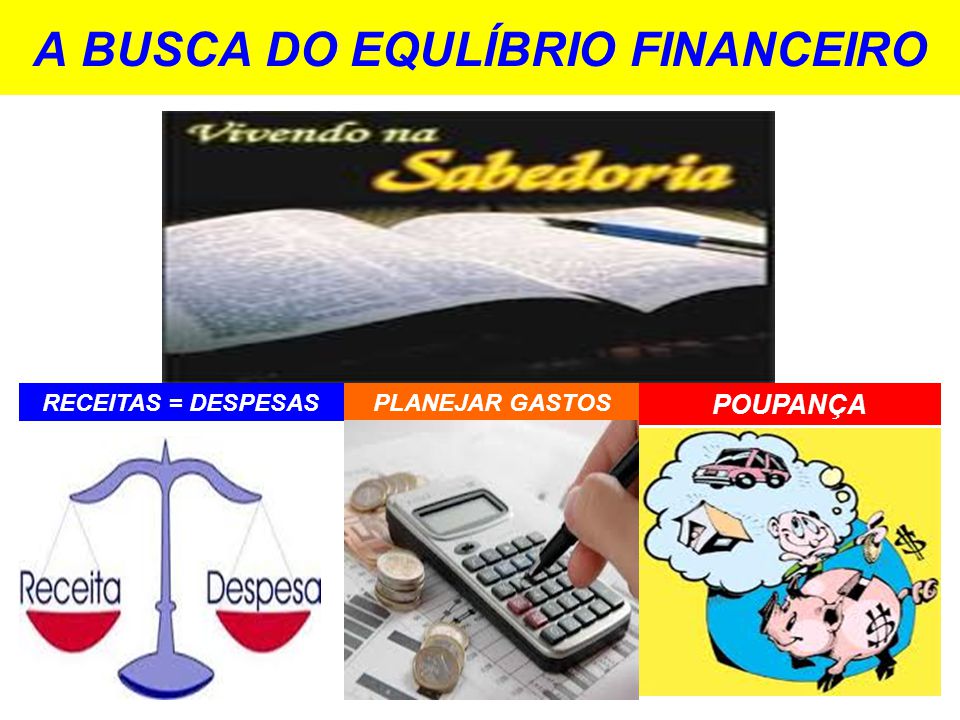A BUSCA DO EQULÍBRIO FINANCEIRO
