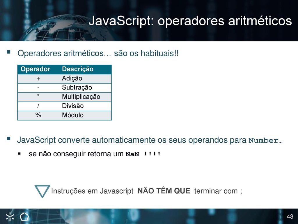 Programacao Para A Web Aula T5 Javascript Ppt Carregar