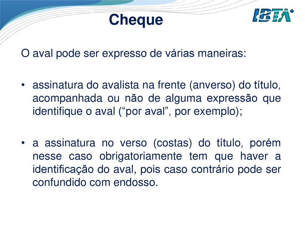 Qual a diferença entre o endosso e o aval de um cheque? – CDL MANHUAÇU