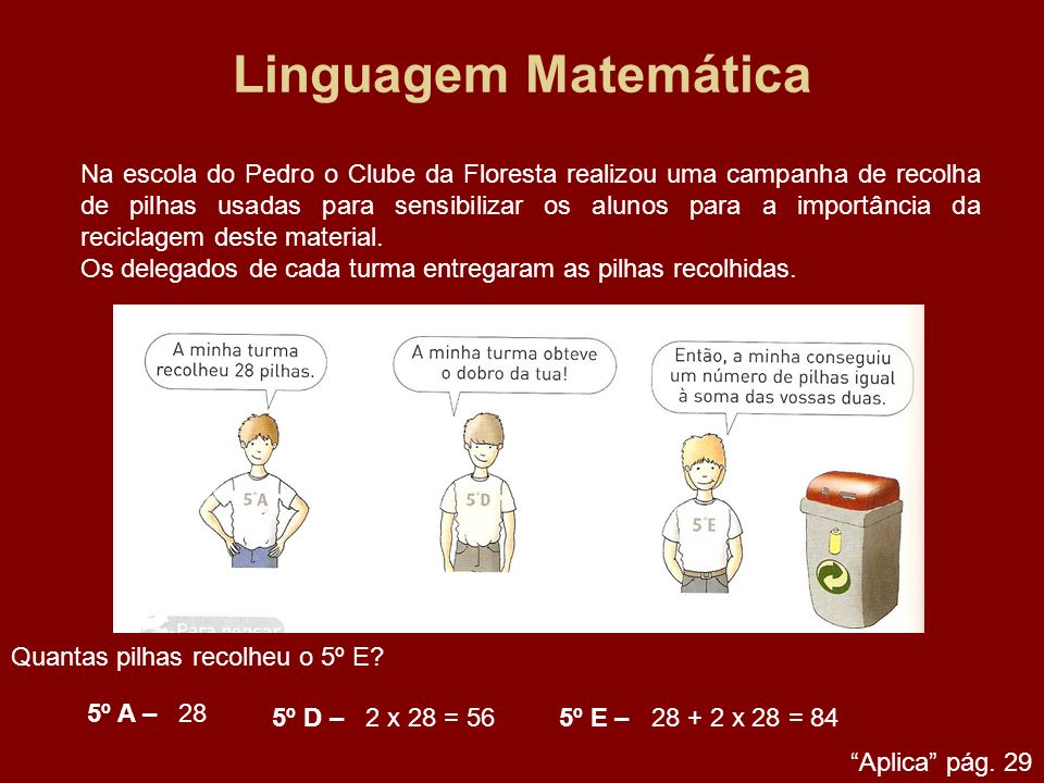 Linguagem Matemática