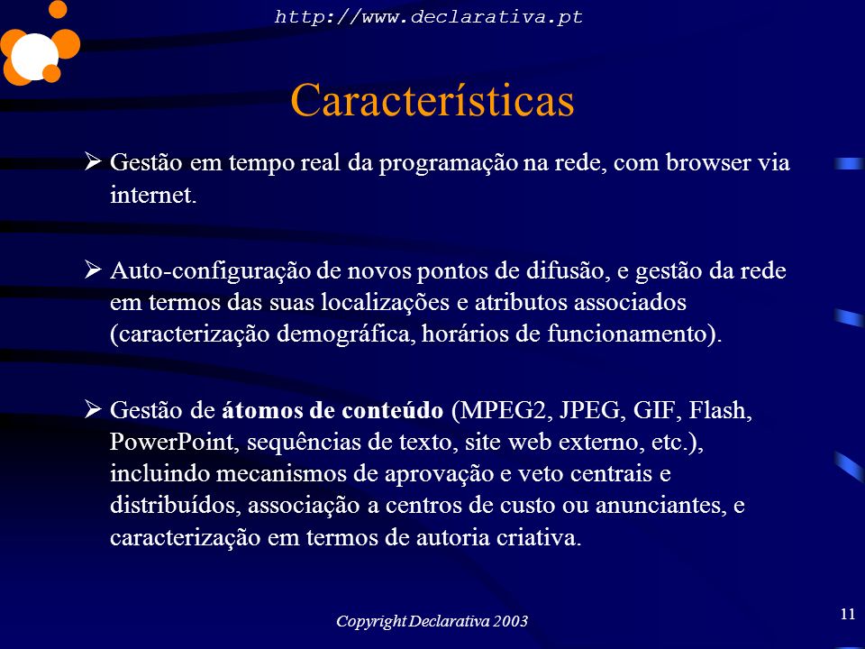 Copyright Declarativa 2003