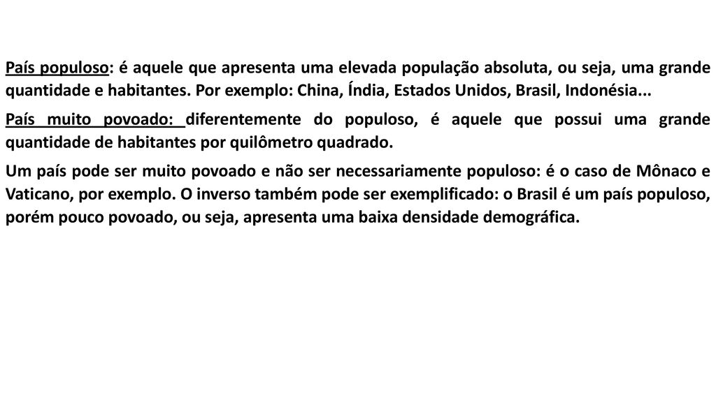 Povoado populoso Povoado populoso