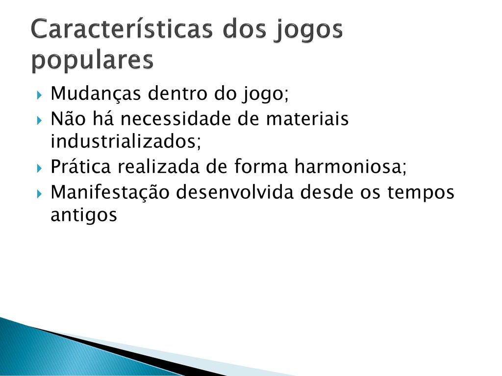 JOGOS POPULARES. - ppt carregar