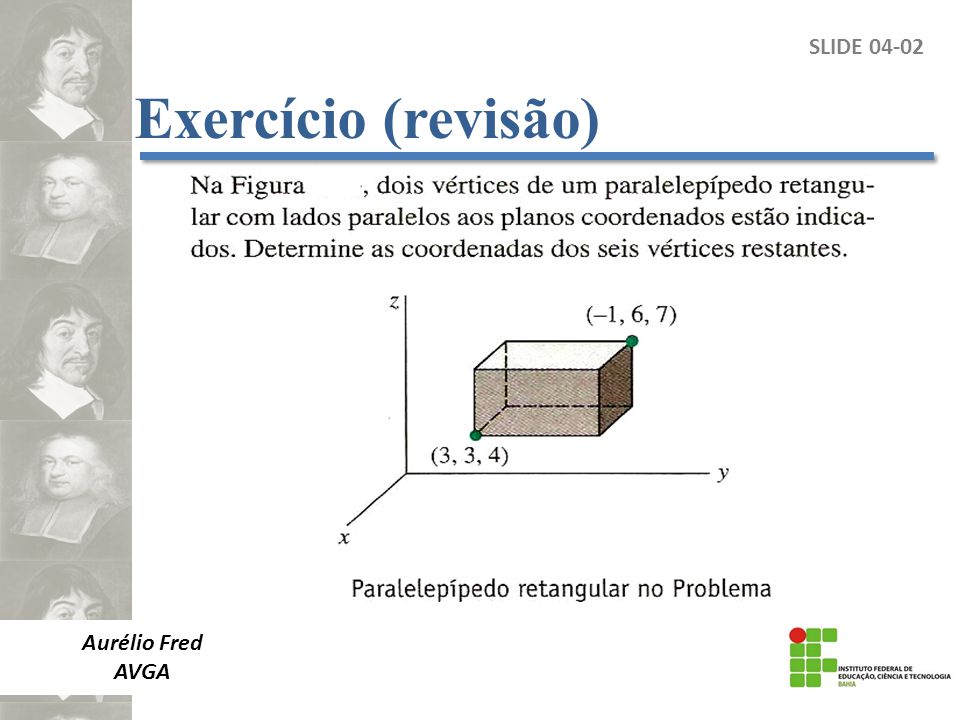 Exercício (revisão) SLIDE Aurélio Fred AVGA