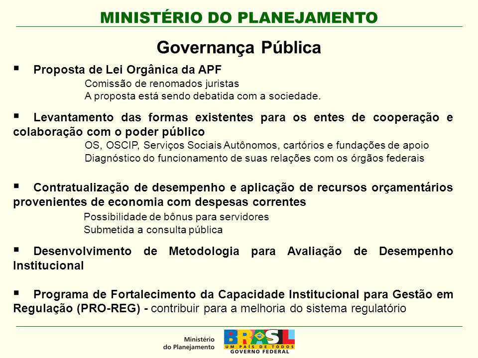Governança Pública Proposta de Lei Orgânica da APF