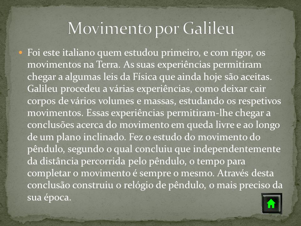 Movimento por Galileu