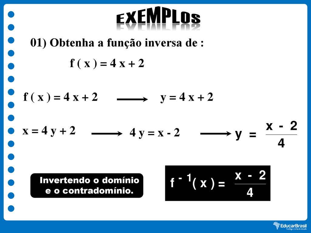 FUNÇÃO INJETORA, SOBREJETORA, BIJETORA E INVERSA - Ppt Carregar