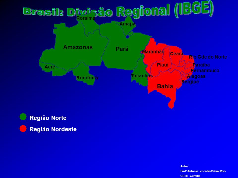 Brasil: Divisão Regional (IBGE)