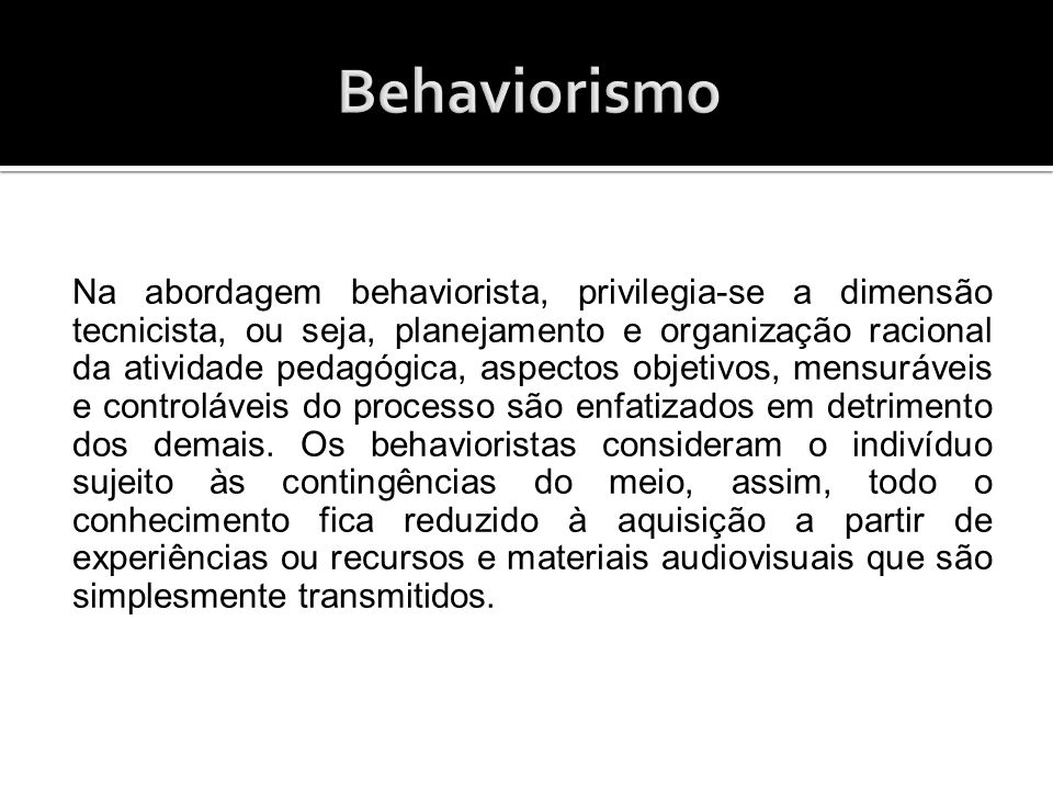 Behaviorismo