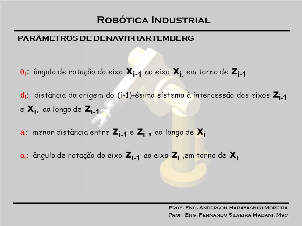 Parâmetros de Denavit-Hartenberg – Wikipédia, a enciclopédia livre