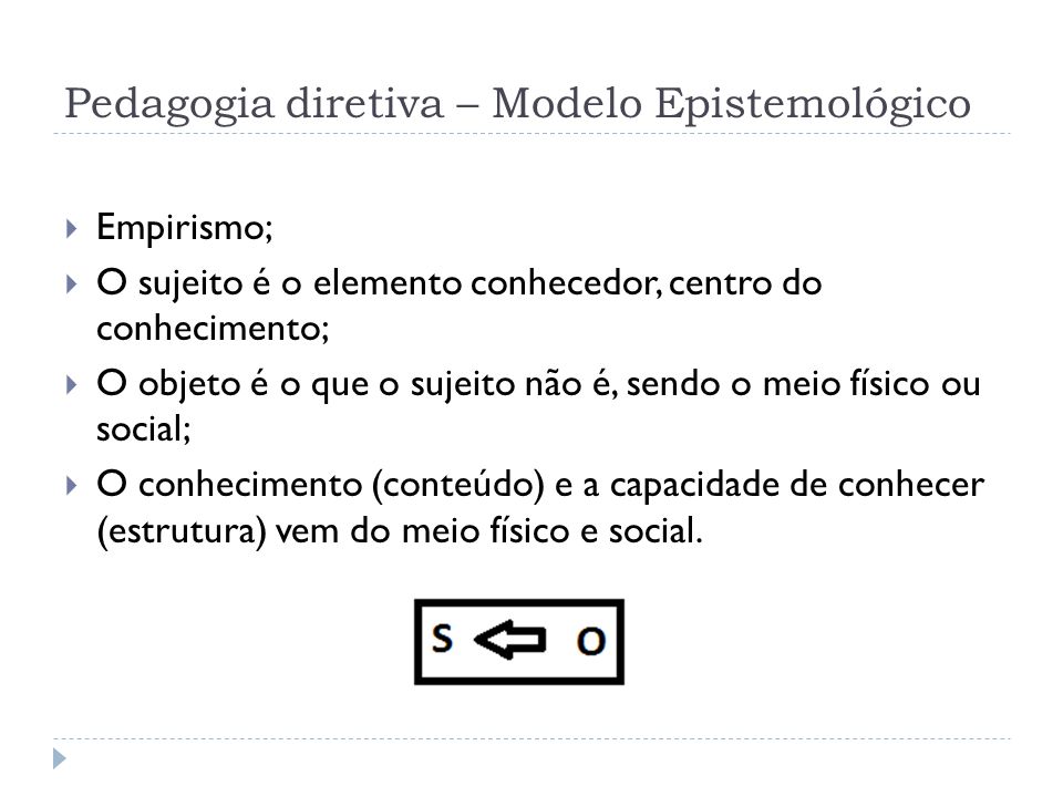 Modelos Pedagógicos e Modelos Epistemológicos - ppt video online carregar