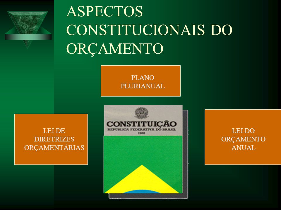 ASPECTOS CONSTITUCIONAIS DO ORÇAMENTO