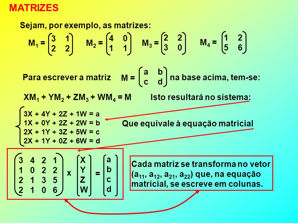 Vetores e matrizes