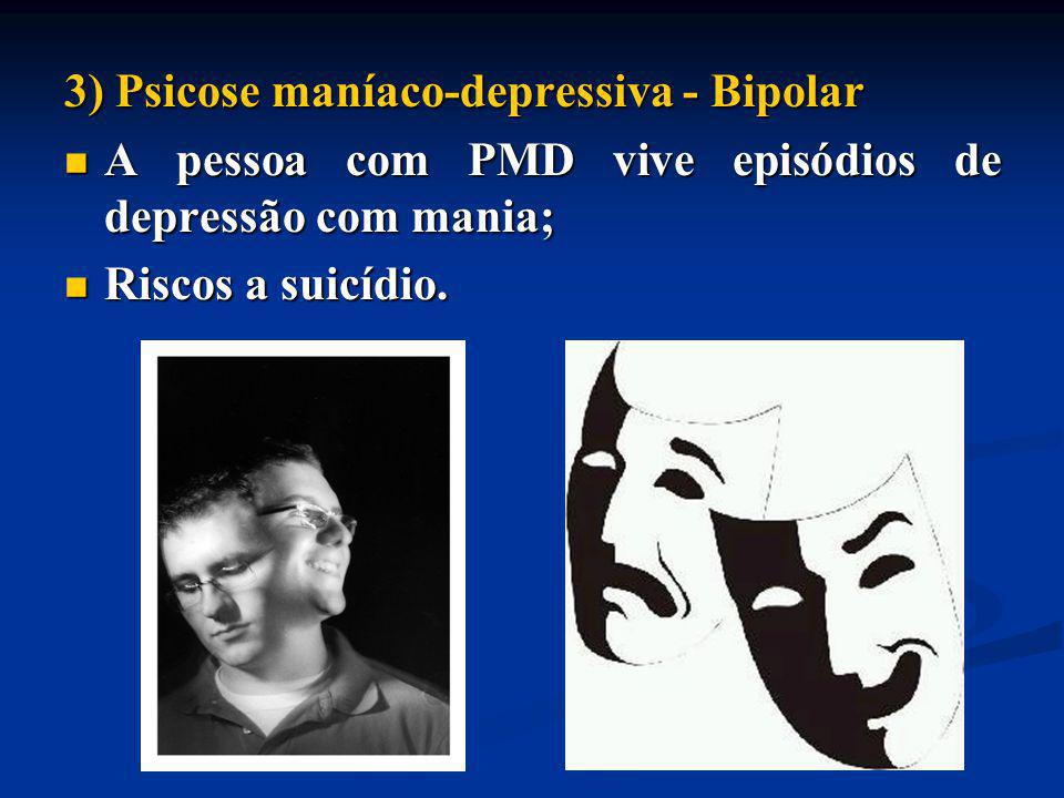 3) Psicose maníaco-depressiva - Bipolar