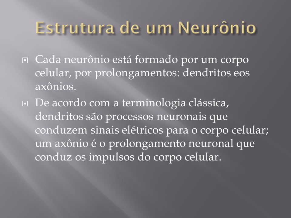 Estrutura de um Neurônio