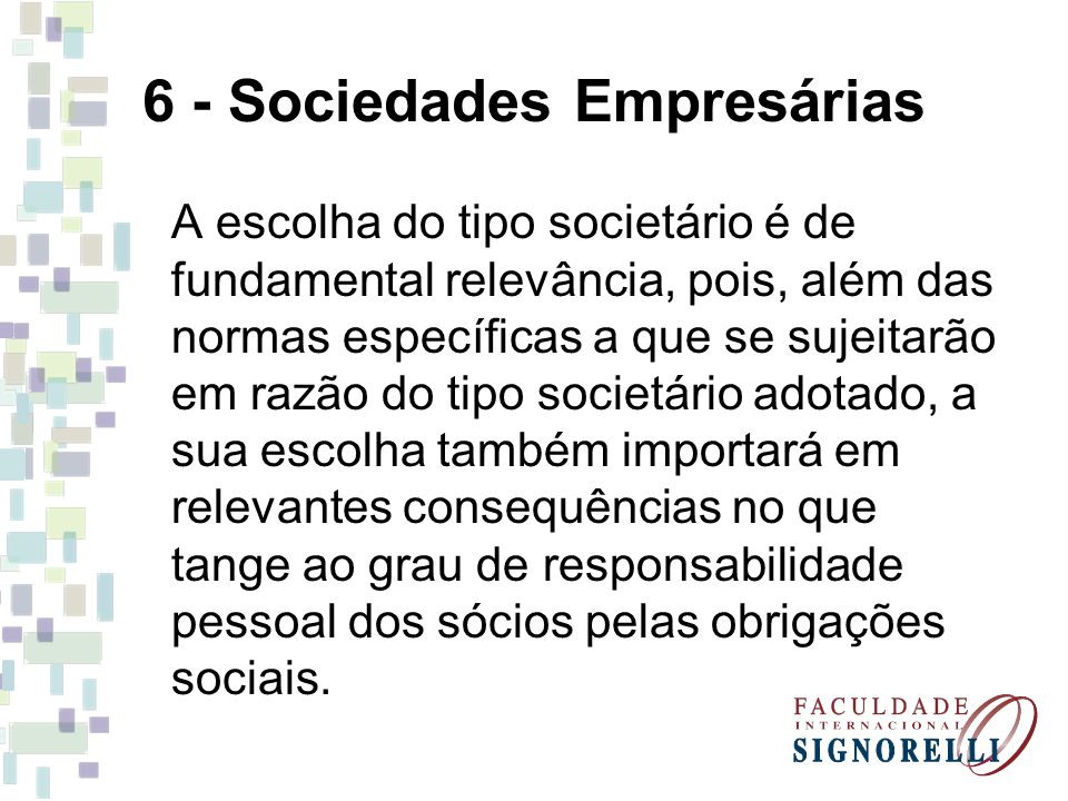 6 - Sociedades Empresárias