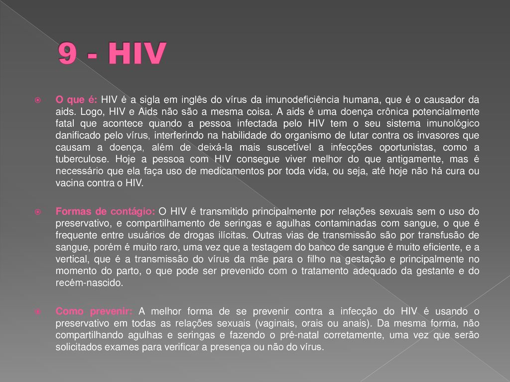 9 - HIV