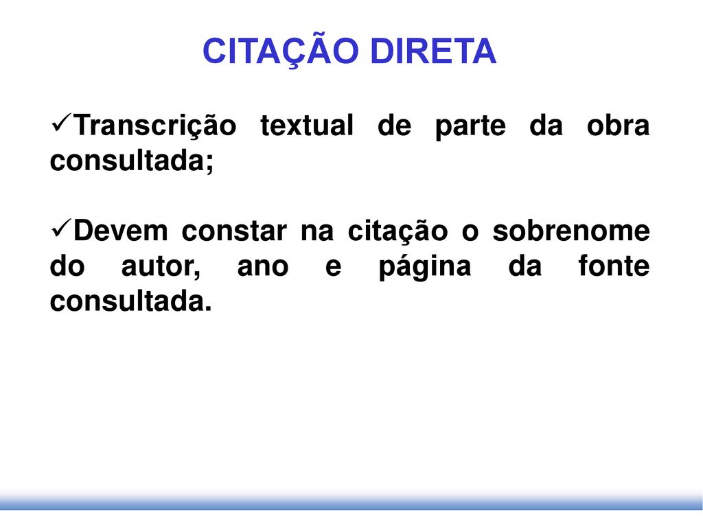 Citações em documentos ptcc