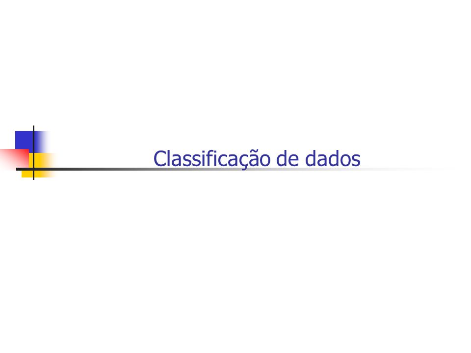 PPT - Complexidade de algoritmos e Classificação (Ordenação) de