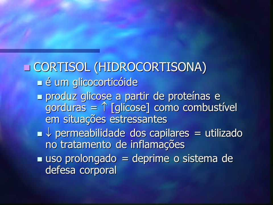 CORTISOL (HIDROCORTISONA)