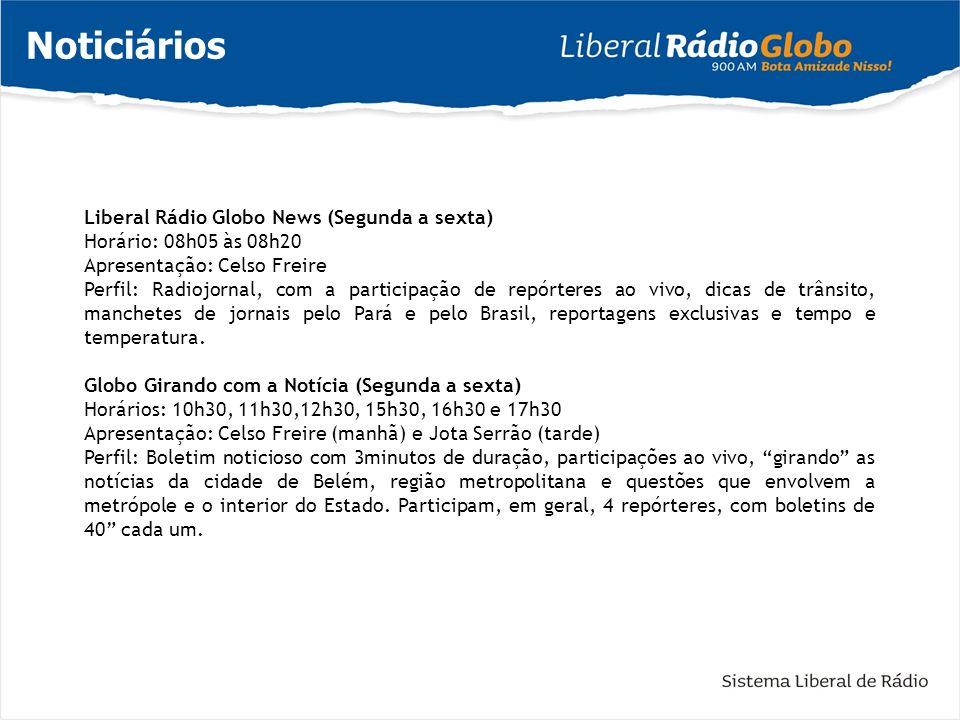 História da Rádio Globo - ppt carregar