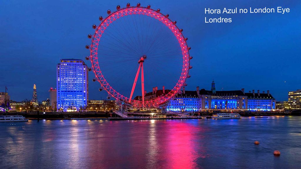 Hora Azul no London Eye Londres