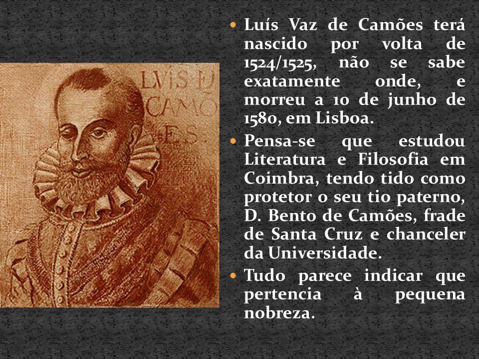 Luís de Camões. - ppt carregar