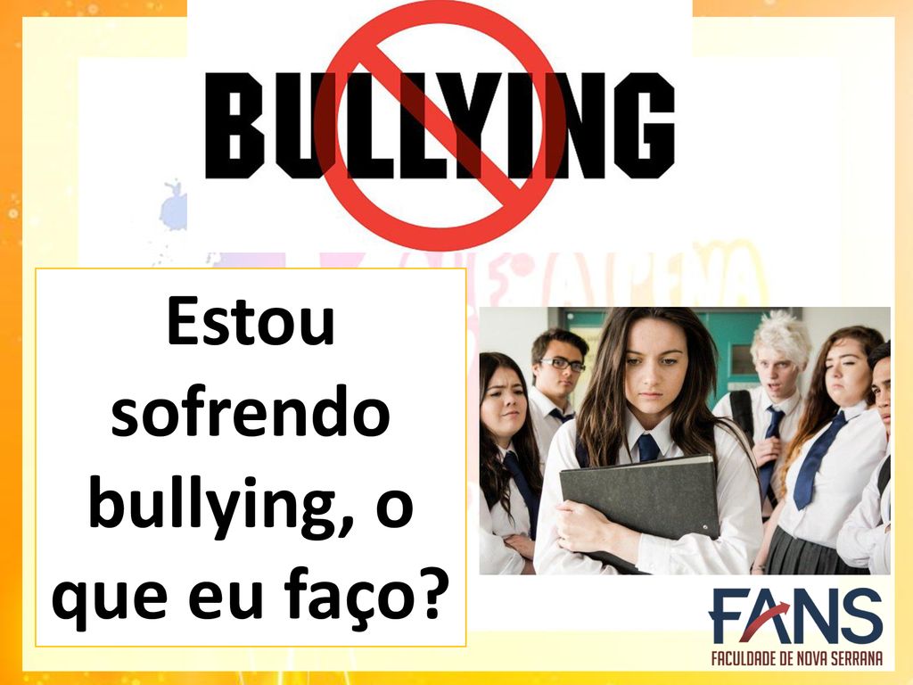 Estou sofrendo bullying: o que eu faço?