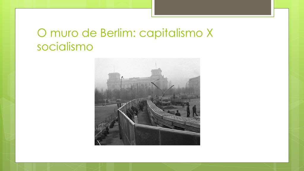 O muro de Berlim: capitalismo X socialismo