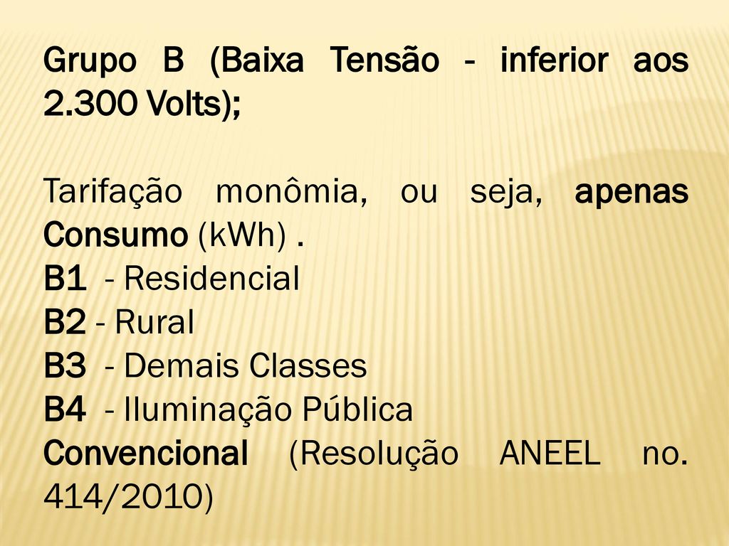 TARIFAÇÃO HORO-SAZONAL - Ppt Carregar