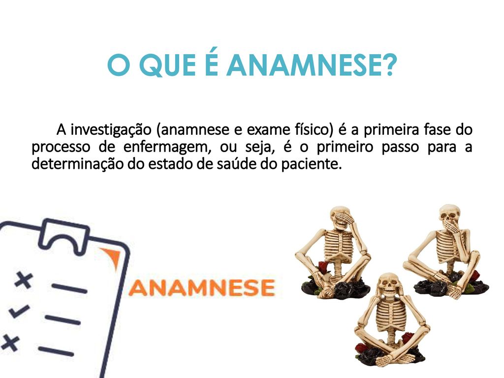 ANAMNESE (COLETA DE DADOS) - ppt carregar