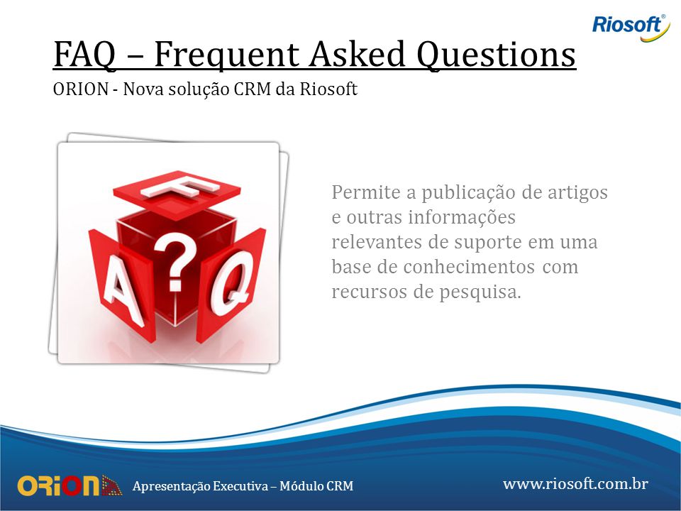 FAQ – Frequent Asked Questions