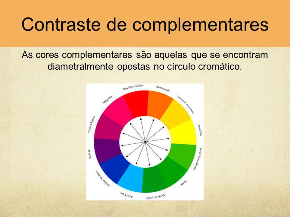 Cores complementares, As cores complementares são aquelas q…