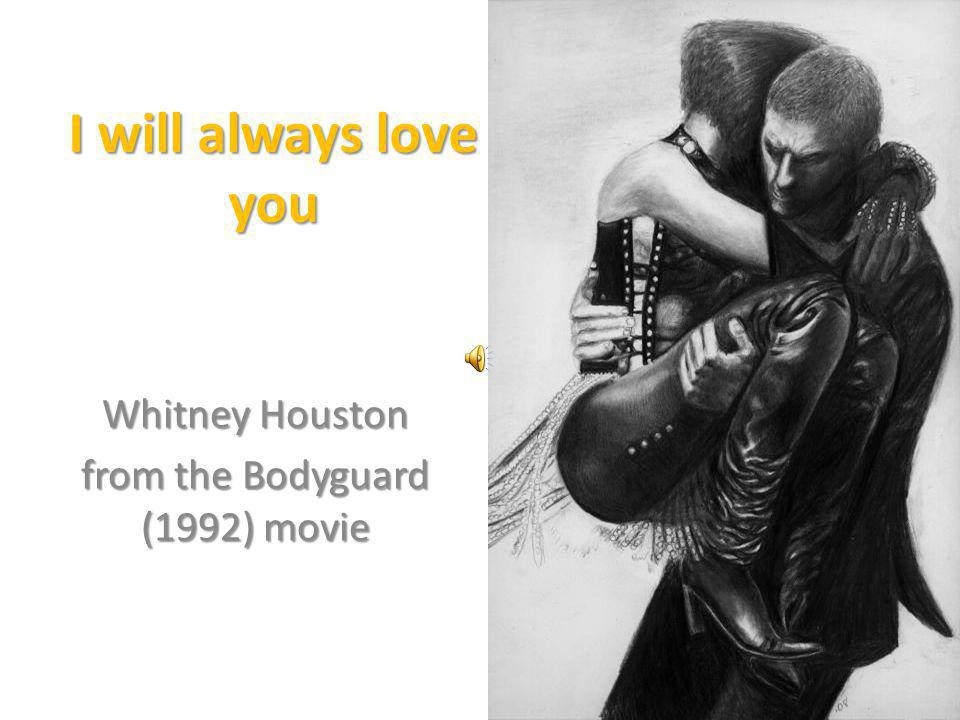 Whitney Houston from the Bodyguard (1992) movie