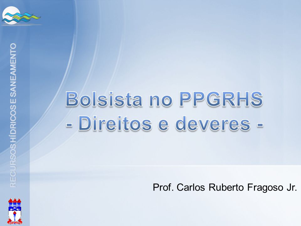 Prof. Carlos Ruberto Fragoso Jr.