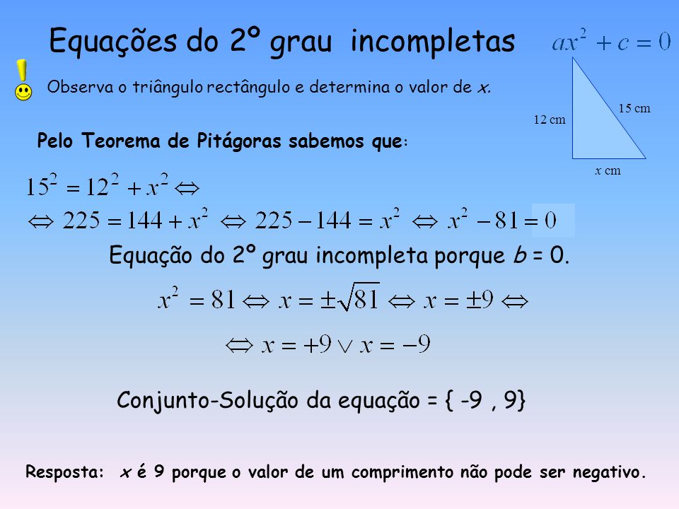 Equações do 2º Grau, 103 plays