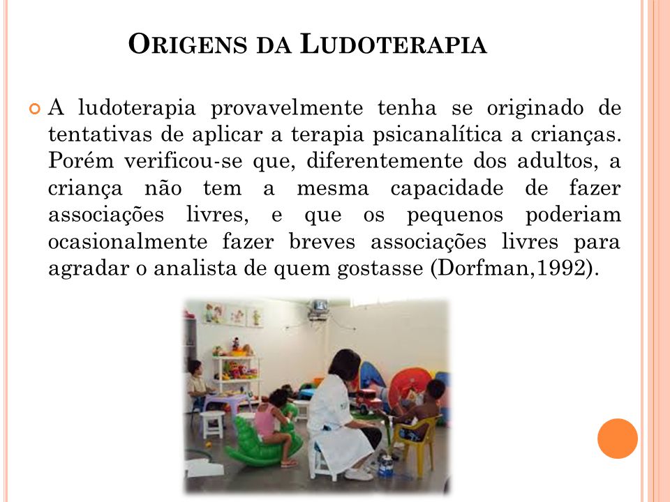 Anotação sobre Ludoterapia e uso do RPG - LUDOTERAPIA, O QUE É? É