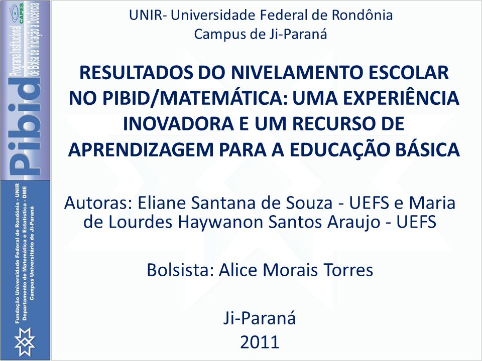UNIR- Universidade Federal de Rondônia
