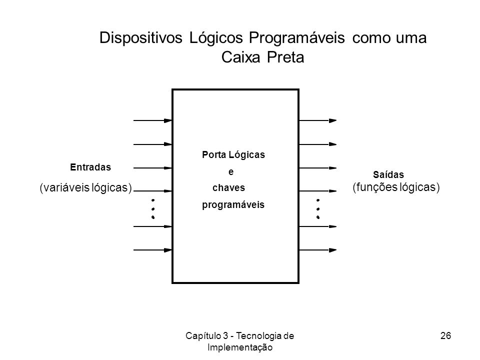 Dispositivos Lógicos Programáveis como uma Caixa Preta