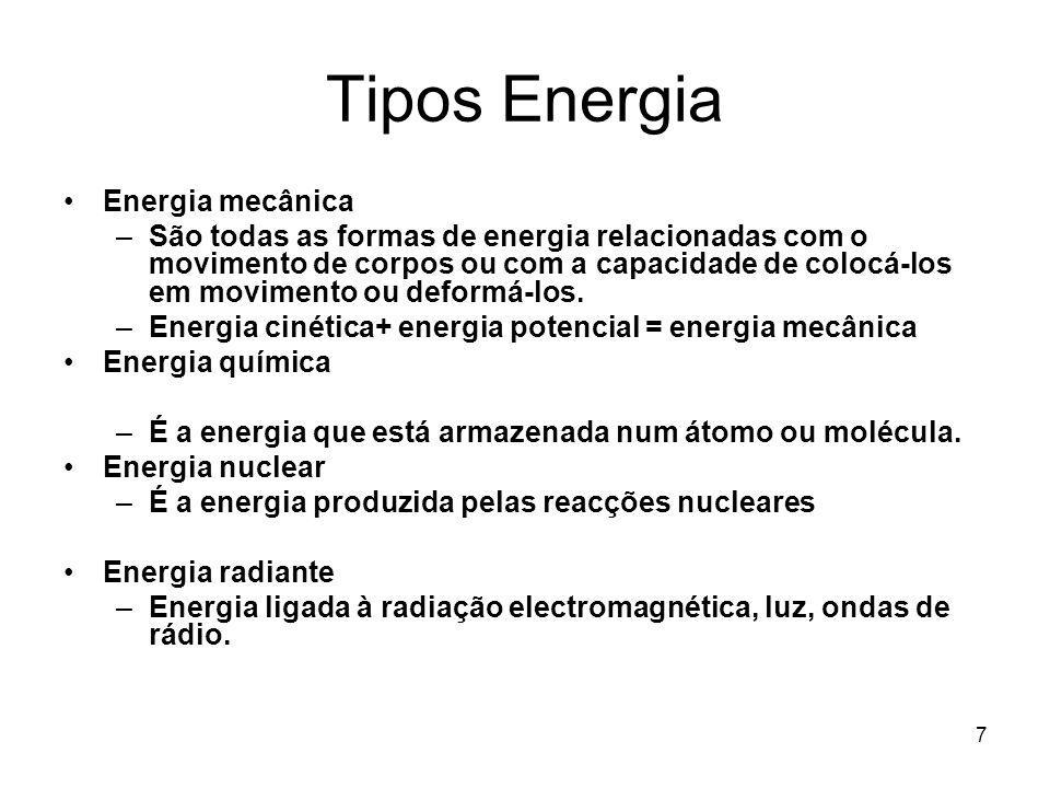 Tipos Energia Energia mecânica