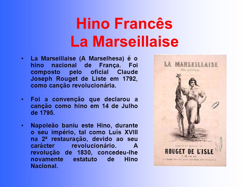 O que significa o hino francês La Marseillaise?