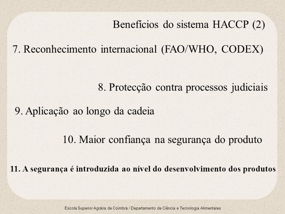 Benefícios do sistema HACCP (2)