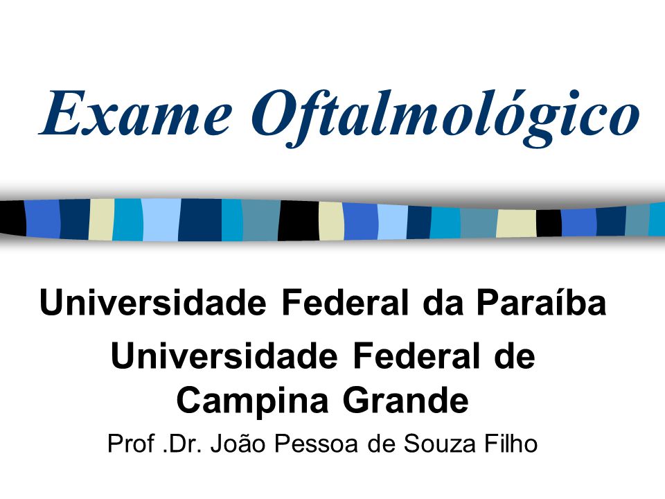 Universidade Federal da Paraíba Universidade Federal de Campina Grande