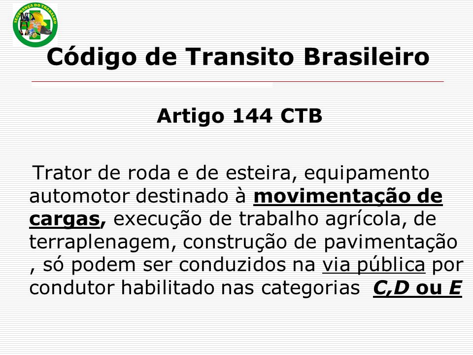 Código de Transito Brasileiro