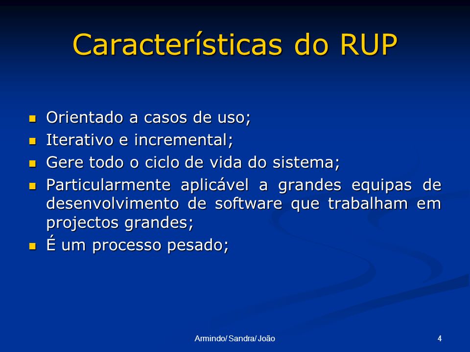 Características do RUP