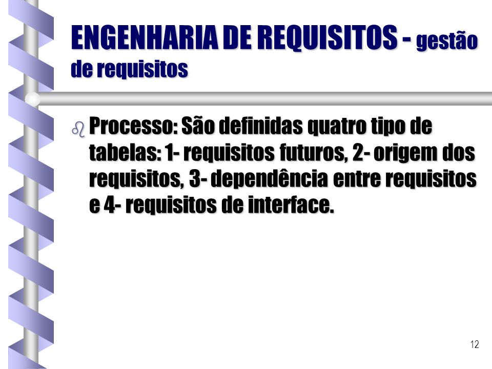 ENGENHARIA DE REQUISITOS - gestão de requisitos